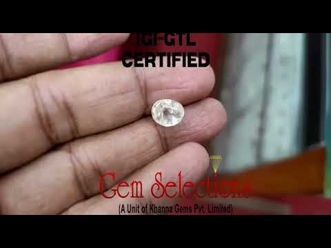 3.16 Ratti Natural Ceylonese Pukhraj Stone with Govt Lab Certificate-(YELSA9T)
