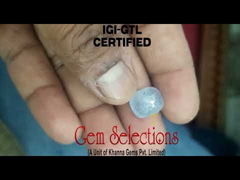 10.32/CT Natural blue sapphire with Govt. Lab Certificate-BLUSA9S