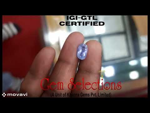 3.13/CT Natural Blue Sapphire With Govt Lab Certificate-BLUSA9U