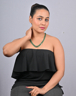 Load image into Gallery viewer, 33.14/GM TWO LAYER EMERALD  BEADS MALA  (3750.66)