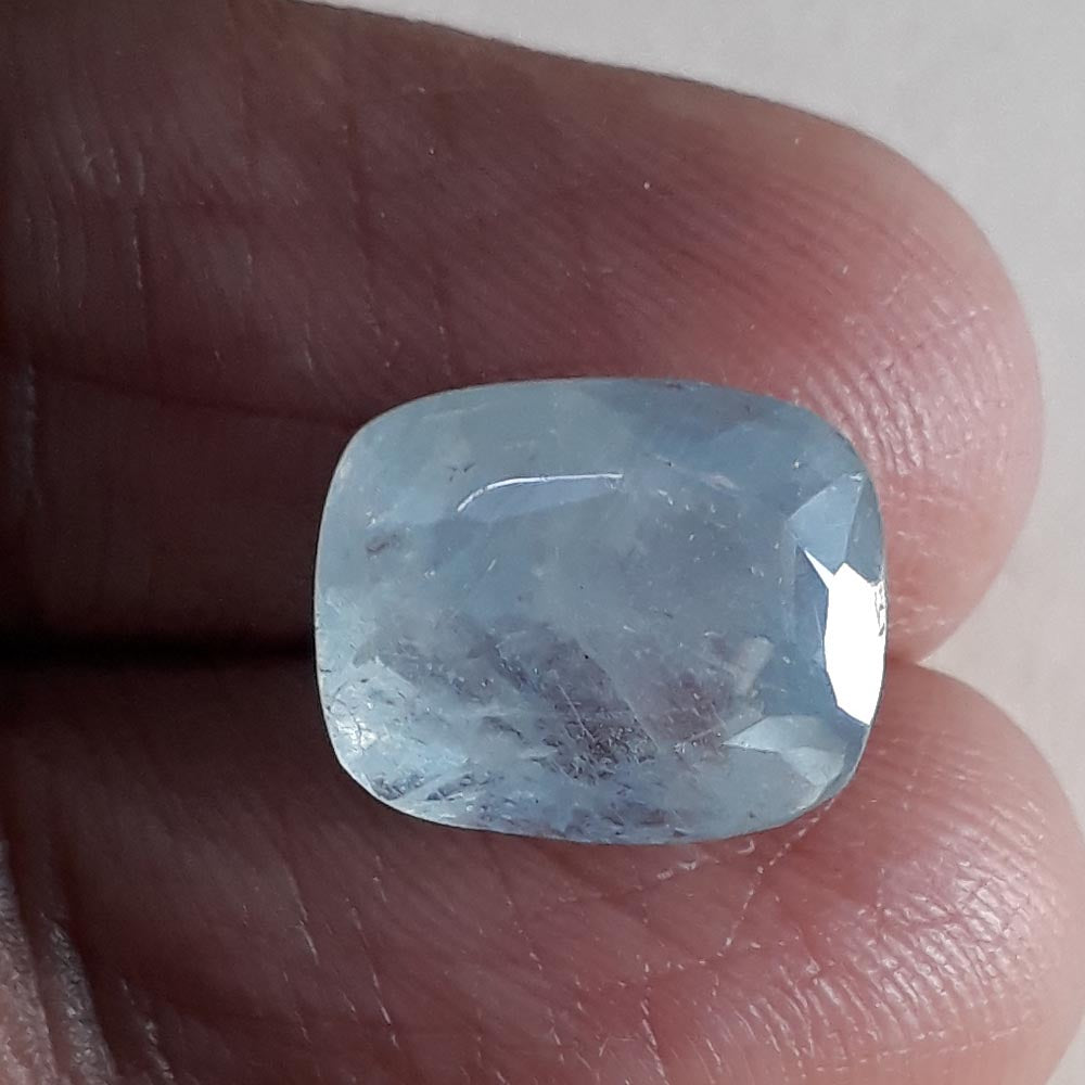 8.56 Ratti Natural Blue Sapphire with Govt Lab Certified-(6771)