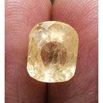 Load image into Gallery viewer, 4.44 Ratti  yellow sapphire with Govt Lab Certificate-(16650)
