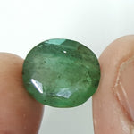 Load image into Gallery viewer, 3.96 Ratti Natural Panna Stone with Govt. Lab Certificate (4551)

