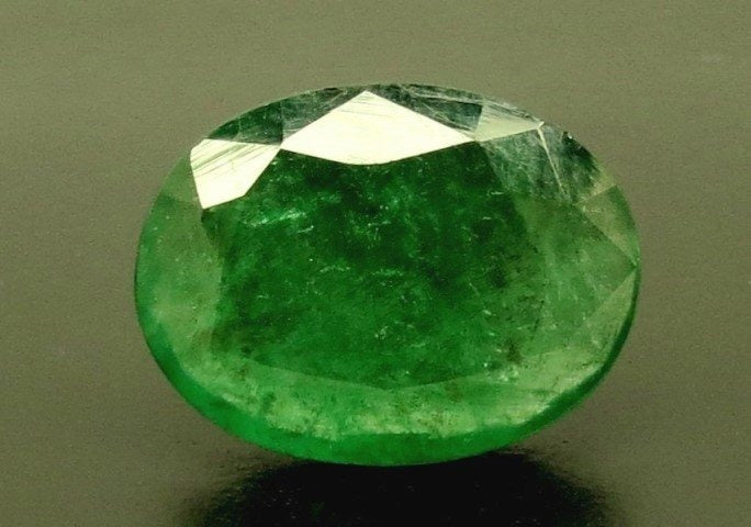 9.39/CT Natural Panna Stone with Govt. Lab Certificate  (12210)
