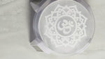 Load and play video in Gallery viewer, SELENITE CHARGING ROUND PLATE  OM 16
