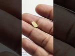 Load and play video in Gallery viewer, 2.19/CT Natural Yellow Sapphire With Govt Lab Certificate (6771)