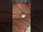 Load and play video in Gallery viewer, 11.36/CT Natural South Sea Pearl with Govt. Lab Certificate (1550)
