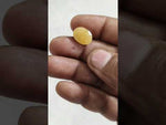 Load and play video in Gallery viewer, 8.45/CT Natural Yellow Sapphire With Govt Lab Certificate (2331)