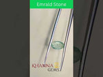 Load and play video in Gallery viewer, 2.30/CT Natural Panna Stone with Govt. Lab Certificate-6771
