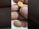 Load and play video in Gallery viewer, 5.71/CT Natural Yellow Sapphire With Govt Lab Certificate (2331)