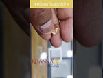 Load and play video in Gallery viewer, 4.19/CT Natural Ceylonese Pukhraj with Govt Lab Certificate-YELSA9W

