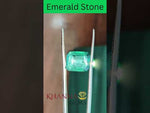 Load and play video in Gallery viewer, 7.64/CT Natural Panna Stone with Govt. Lab Certificate-34410
