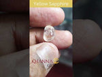 Load and play video in Gallery viewer, 3.99/CT Natural Ceylonese Pukhraj Stone with Govt Lab Certificate-YELSA9V
