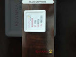 Load and play video in Gallery viewer, 3.10/CT Natural Blue Sapphire with Govt Lab Certificate-4551
