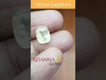 Load and play video in Gallery viewer, 4.67/CT Natural Ceylonese Pukhraj with Govt Lab Certificate-(YELSA9V)
