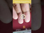 Load and play video in Gallery viewer, 5.03/CT Yellow Sapphire with Govt Lab Certificate-(YELSA9W)
