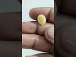 Load and play video in Gallery viewer, 4.87/CT Natural Yellow Sapphire With Govt Lab Certificate (2331)