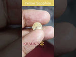 Load and play video in Gallery viewer, 5.56/CT Natural Ceylonese Pukhraj with Govt Lab Certificate-YELSA9V
