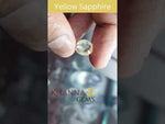 Load and play video in Gallery viewer, 4.11/CT Natural Yellow Sapphire with Govt Lab Certificate-56610

