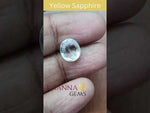 Load and play video in Gallery viewer, 4.94/CT Natural Yellow Sapphire With Govt Lab Certificate-45510
