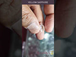 Load and play video in Gallery viewer, 4.54/CT Natural yellow sapphire with Govt Lab Certificate-YELSA9A
