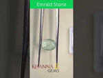 Load and play video in Gallery viewer, 2.22/CT Natural Panna Stone with Govt. Lab Certificate-6771
