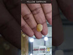 Load and play video in Gallery viewer, 8.58/CT Natural Ceylonese Pukhraj with Govt Lab Certificate-4551
