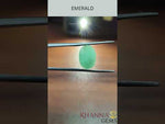 Load and play video in Gallery viewer, 3.98/CT Natural Panna Stone with Govt. Lab Certificate  (1221)
