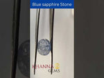 Load and play video in Gallery viewer, 5.78/CT Natural Blue Sapphire with Govt Lab Certificate-8991
