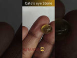 Load and play video in Gallery viewer, 5.76/CT Natural Apatite Cat&#39;s Eye with Govt. Lab certificate-1221
