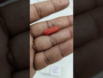 Load and play video in Gallery viewer, 6.31/CT Natural Red Coral With Govt. Lab Certificate-10833D43735