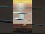 Load and play video in Gallery viewer, 7.79 Ratti  Natural yellow sapphire with Govt Lab Certificate-(6100)
