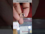 Load and play video in Gallery viewer, 5.32/CT Natural Yellow Sapphire with Govt Lab Certificate-67710
