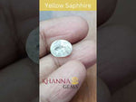 Load and play video in Gallery viewer, 4.70/CT Pukhraj Stone with Govt Lab Certificate-YELSA9V

