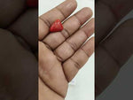 Load and play video in Gallery viewer, 9.30/CT Natural Red Coral With Govt. Lab Certificate-10815D43659