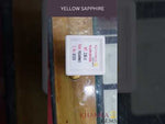 Load and play video in Gallery viewer, 2.86/CT Natural Yellow Sapphire with Govt Lab Certificate-(YELSA9W)
