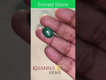 Load and play video in Gallery viewer, 6.55/CT Natural Panna Stone with Govt. Lab Certificate-6771
