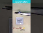 Load and play video in Gallery viewer, 6.61/CT Natural Blue Sapphire with Govt Lab Certificate-34410
