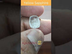 Load and play video in Gallery viewer, 4.56/CT Natural yellow sapphire with Govt Lab Certificate-(YELSA9V)

