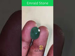 Load and play video in Gallery viewer, 4.96/CT Natural Panna Stone with Govt. Lab Certificate-3441
