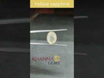 Load and play video in Gallery viewer, 10.33 Ratti Natural Yellow Sapphire with Govt Lab Certificate-(6771)
