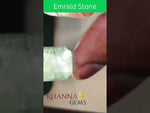 Load and play video in Gallery viewer, 12.64/CT Natural Panna Stone with Govt. Lab Certificate-6771
