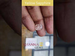 Load and play video in Gallery viewer, 4.79/CT Yellow Sapphire with Govt Lab Certificate-56610
