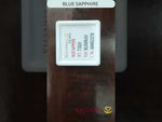 Load and play video in Gallery viewer, 7.55/CT Natural Blue Sapphire with Govt Lab Certificate-34410
