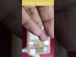 Load and play video in Gallery viewer, 4.27/CT Natural Ceylonese Pukhraj with Govt Lab Certificate-(YELSA9W)