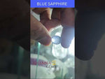 Load and play video in Gallery viewer, 9.54/CT Natural Blue Sapphire with Govt Lab Certificate-BLUSA9V
