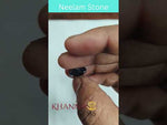 Load and play video in Gallery viewer, 8.50/CT Natural Blue Sapphire with Govt Lab Certificate-2331
