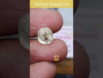Load and play video in Gallery viewer, 3.91/CT Natural Ceylonese Pukhraj with Govt Lab Certificate-YELSA9V
