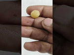 Load and play video in Gallery viewer, 6.50/CT Natural Yellow Sapphire With Govt Lab Certificate (2331)