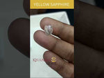 Load and play video in Gallery viewer, 2.50 Ratti  Natural yellow sapphire with Govt Lab Certificate-(16650)